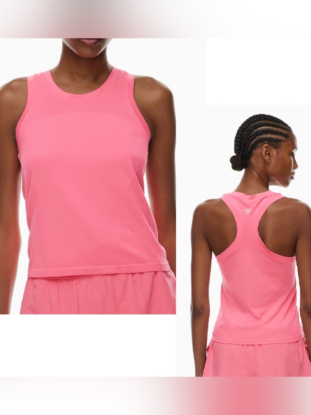 Aritzia Golden Bodylite Motion Tank - Dreamhouse Pink - sz XL